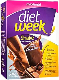 Diet Week Shake (360g) - Morango e Amora - MaxiNutri, MaxiNutri