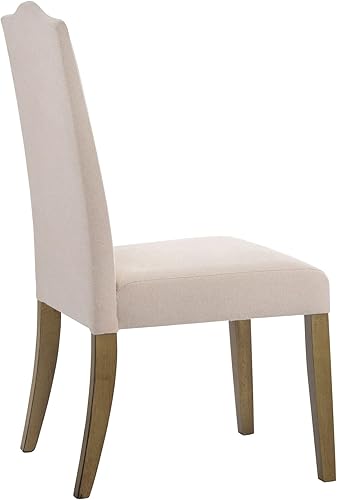 Miniatura 4 de Carolina Chair & Table Silla Parson con respaldo copetudo con ribete de clavos, marco de madera maciza con asiento y respaldo de espuma, sillas