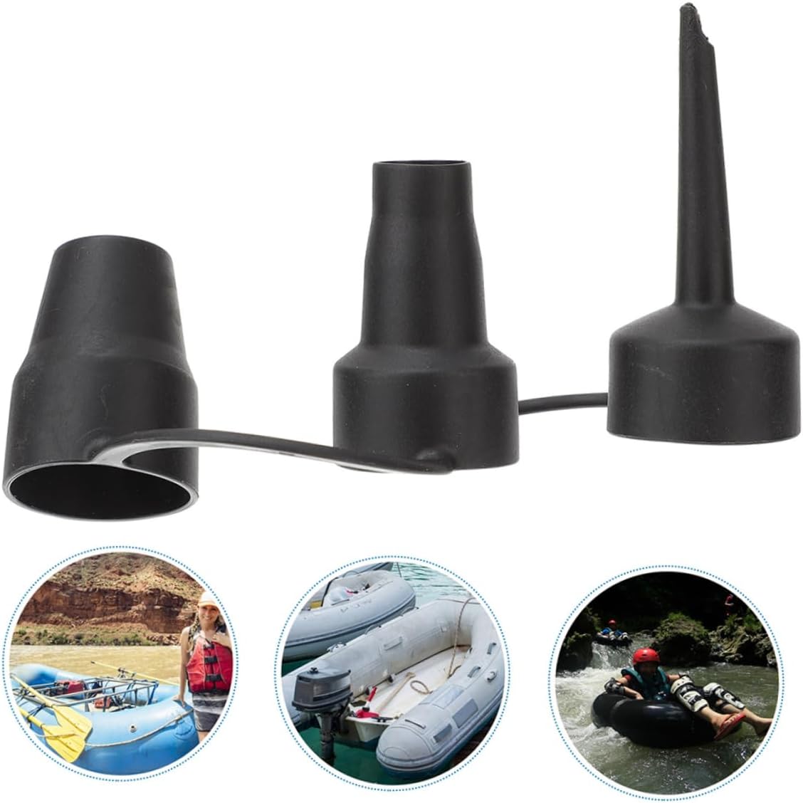 OSALADI 12sets Air Bed Pump Nozzles Replacement Nozzles for Inflatable Bed Portable Pump for Inflatables