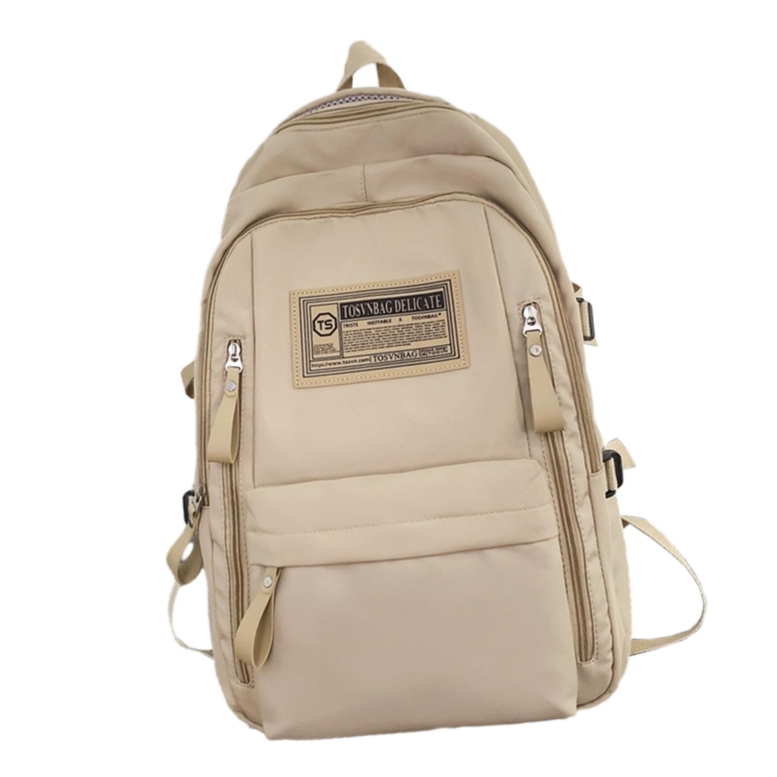 MYADDICTION Women Backpack Knapsack Laptop School Backpack for Students Female Teenagers Khaki (B0CXY5XHBK) Amazon Price History, Amazon Price Tracker