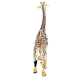 FUNSHOWCASE African Jungle Animals Figures Toys, Female Giraffe Realistic Plastic Safari Animals Figurine Height 5-inch