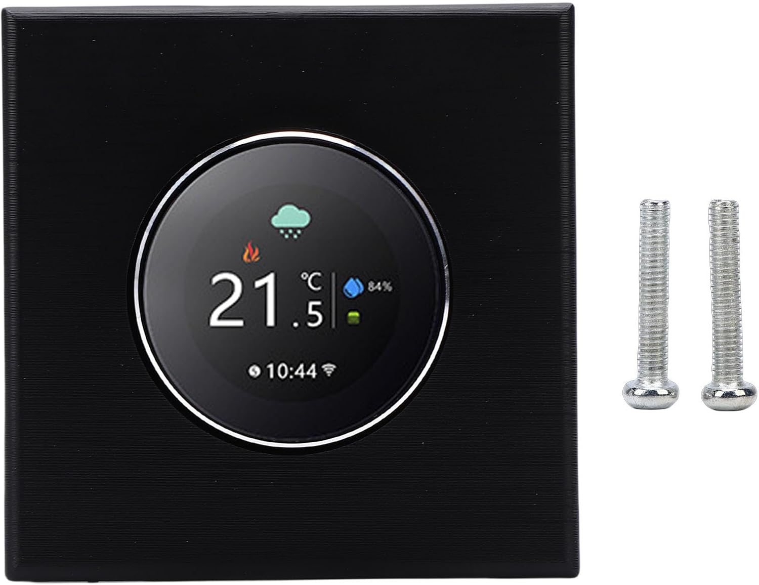 Fafeicy Smart Thermostat Programmable WiFi Temperature Controller with TFT Touch Screen Circular Knob for AC Underfloor Heating