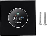 Thermostat intelligent avec écran tactile Design circulaire élégant pour un chauffage efficace au sol d'eau dans l'environnement de confort à la maison