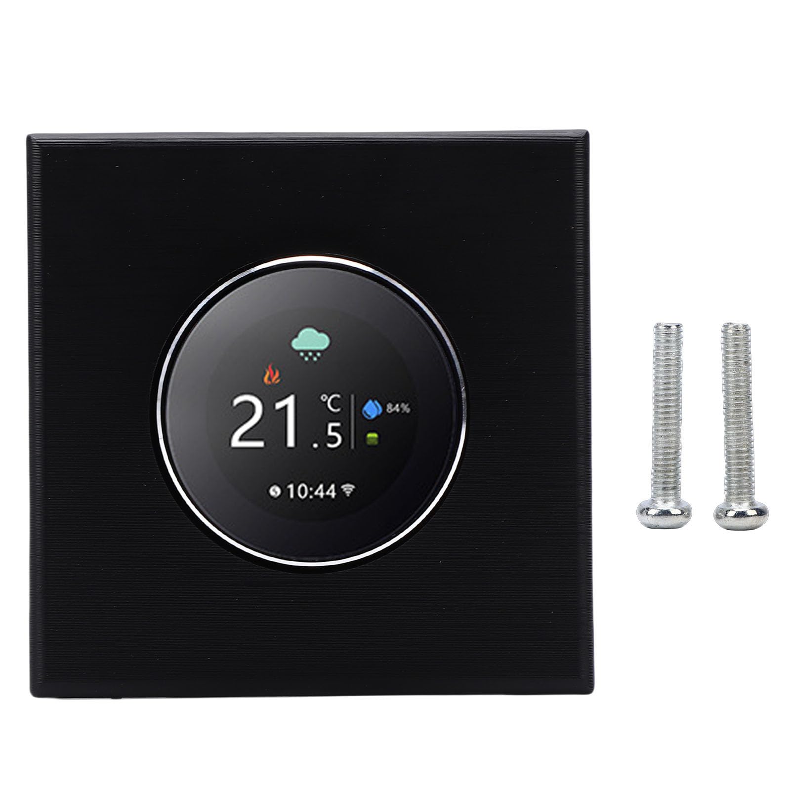 GOWENIC Inteligentny Termostat z Pokrętłem do Domu |Kolorowy Wyświetlacz Regulator Temperatury Ogrzewania Podłogowego Wody