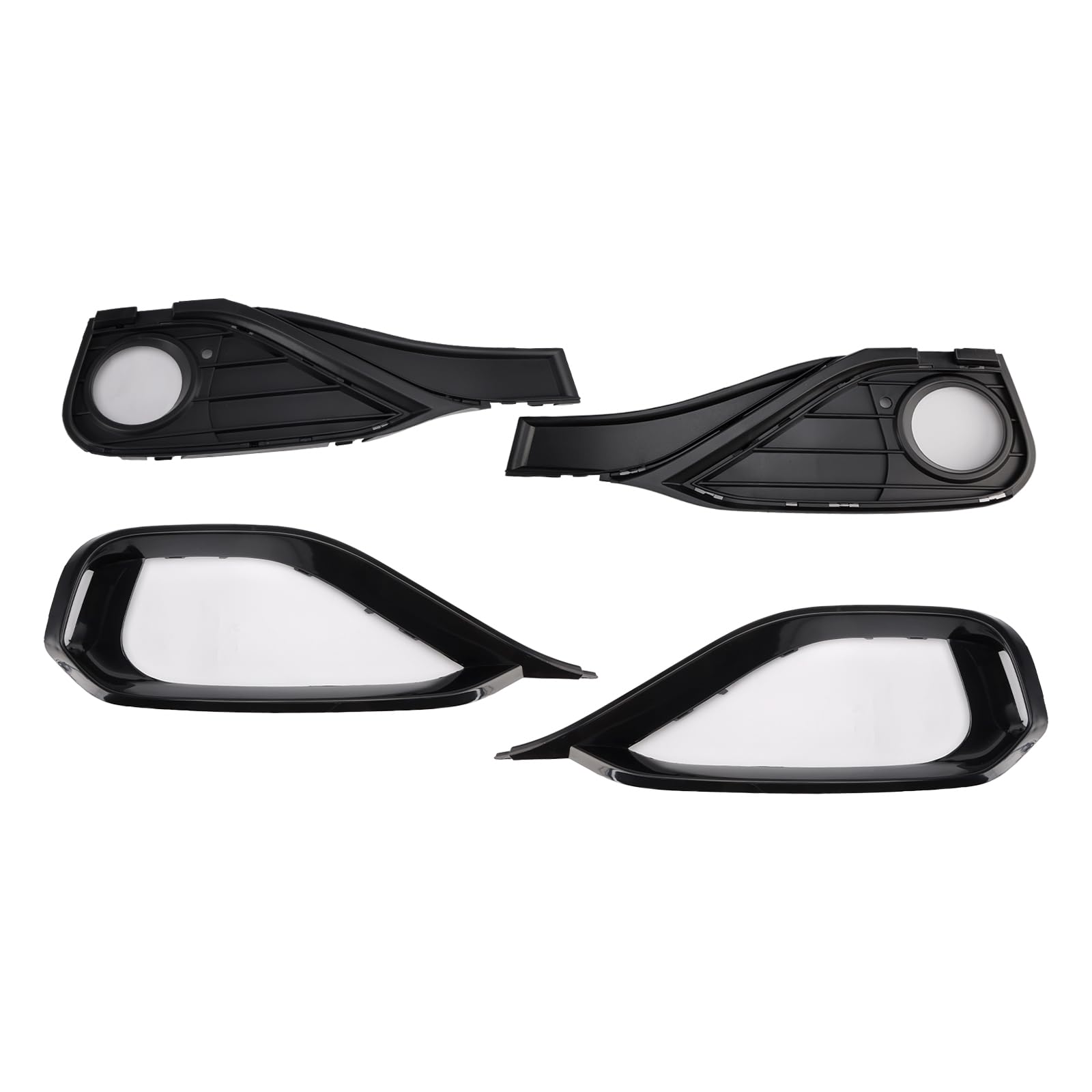 Grille de Pare-Chocs Avant Fog Lamp Light Cover Insert Grill 51117294831 Convient pour BMW F32 F33 F36 418D (No Logo)