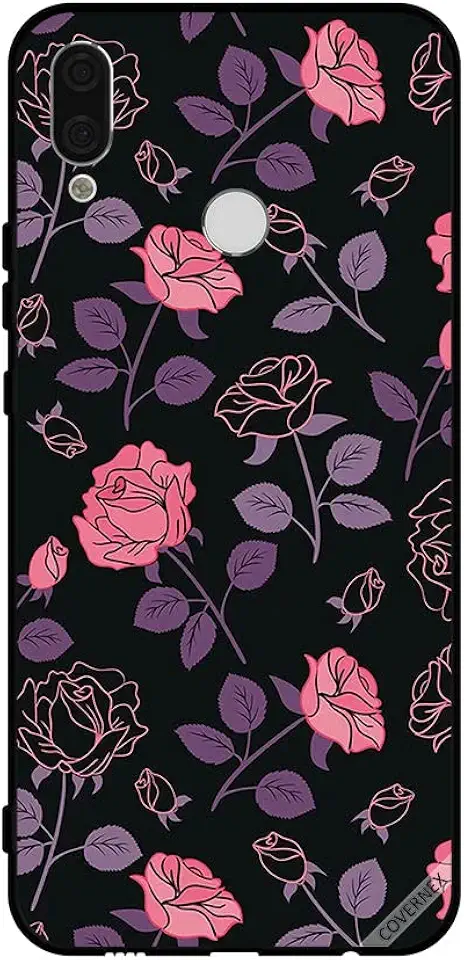 Protective Case Cover For Huawei nova 3e And Flowers