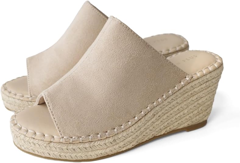 [アミアミ] ジュート ウエッジソール サボ サンダル 靴 FX010