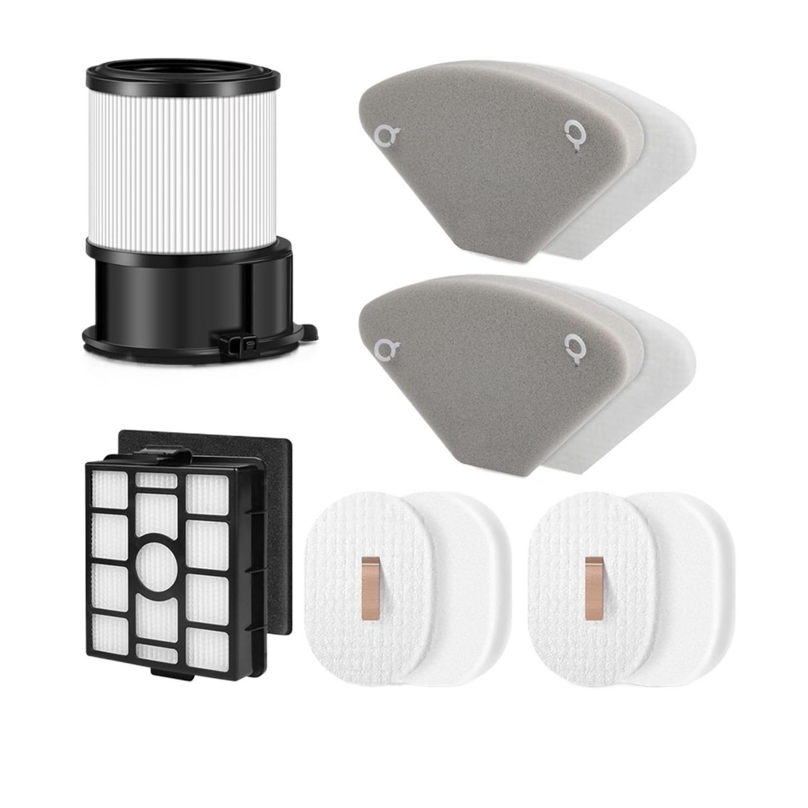 Filtry HEPA kompatybilne z odkurzaczem bezprzewodowym Shark PowerDetect z funkcją automatycznego opróżniania IP3251 IP3251C Zestaw filtrów zamiennych
