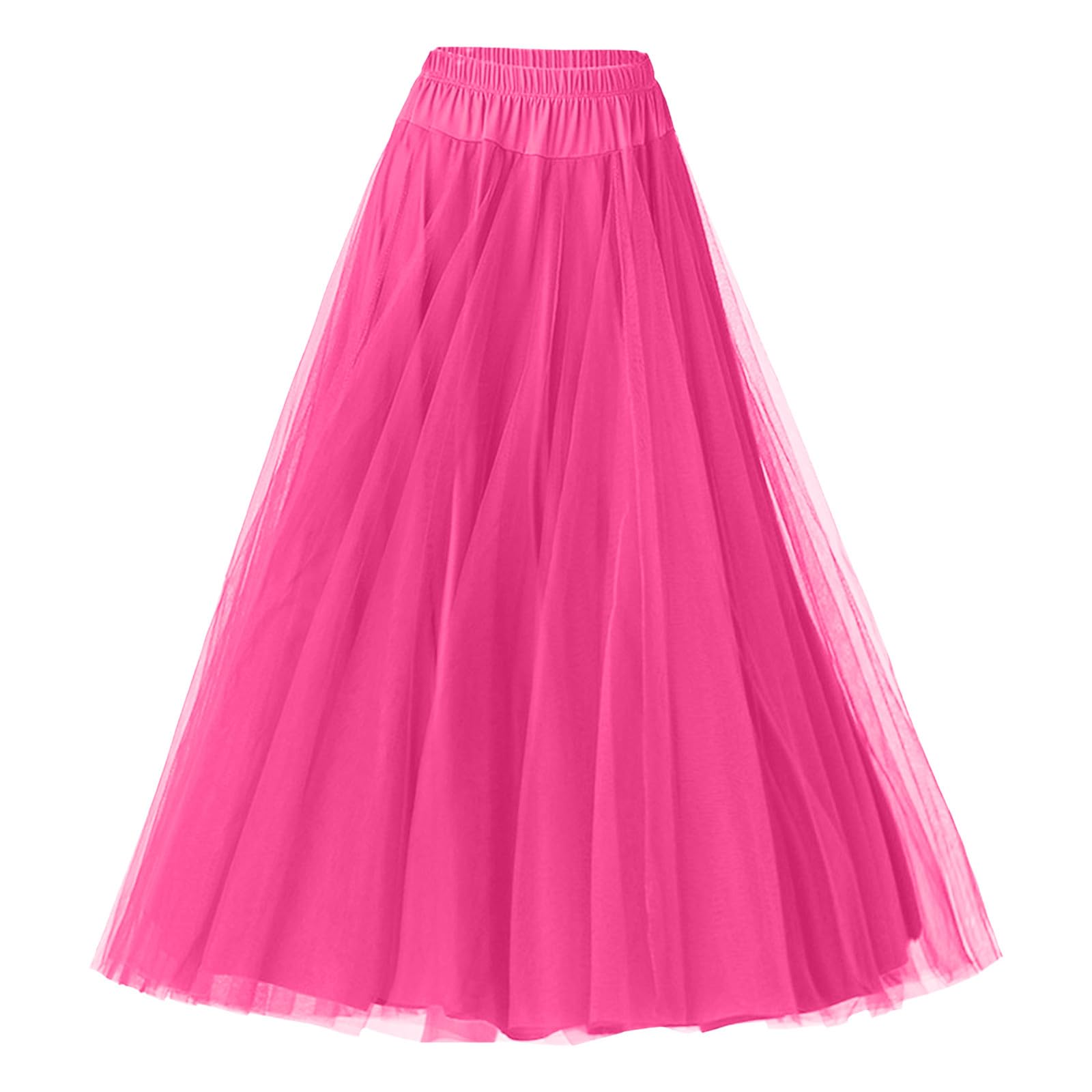 Spódnica damska, tiulowa, midi, retro, wysoka talia, tutu, długa sukienka pod spódnicę, fantazyjne kostiumy