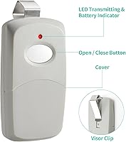 Vista 7 de 2 for 10 Dip Switch Multicode Gate Door Opener Remote,Replacement for Multi-Code Garage Door Opener Remote Transmitter 3089 MCS308911 3060