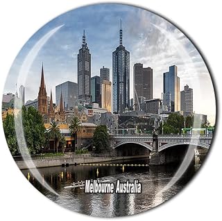 Melbourne Australia Fridge Magnet Crystal Tourist Souvenir Gift Collection Refrigerator Magnetic Sticker