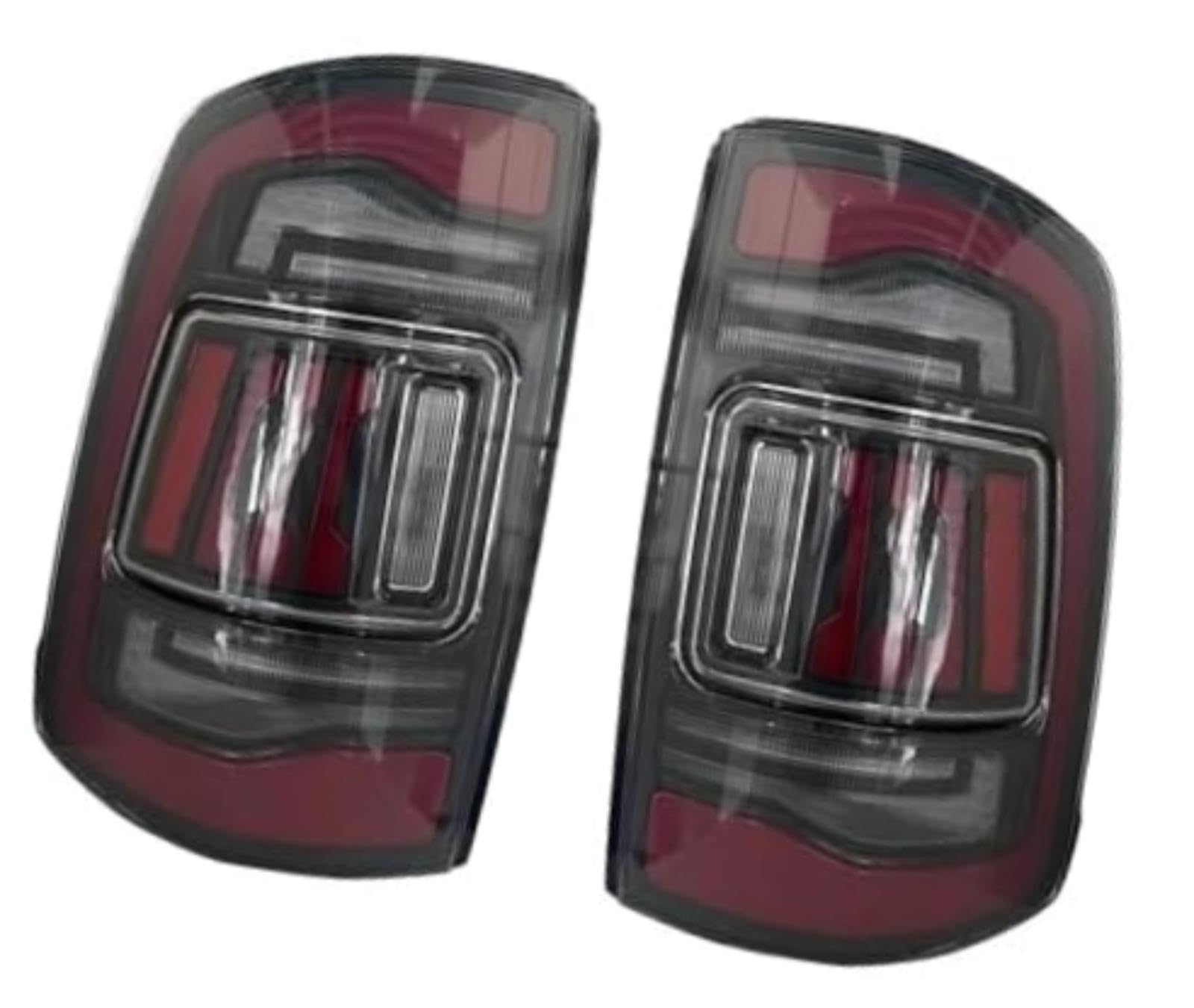 Dla DODGE, dla Ram 1500 2009-2019 podstawa/wersja tylne lampy samochodowe tylne światła zespoły kierunkowskazów Lampka sygnalizacyjna lusterka bocznego (Type C Red) Lampka (Type C Red)