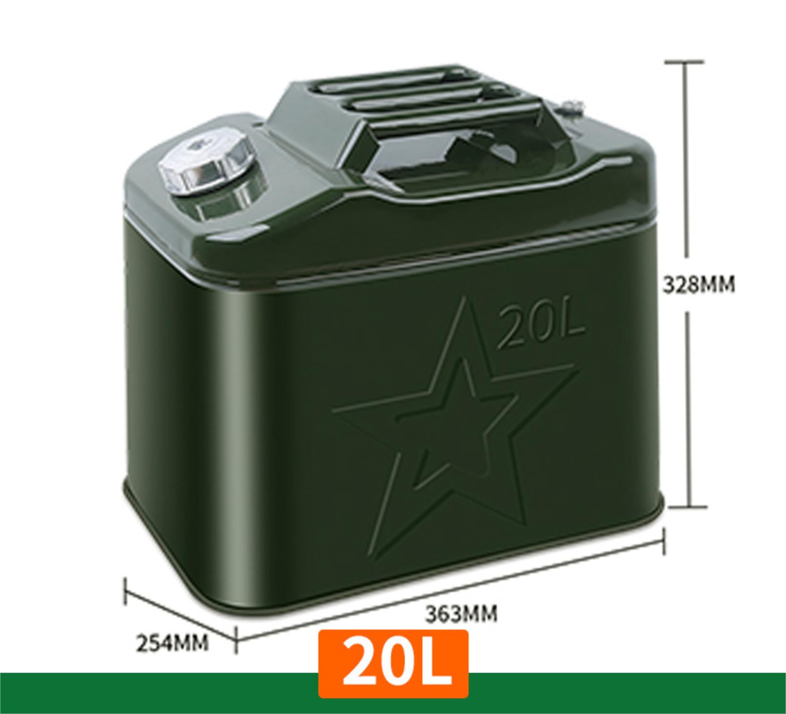 ガソリン携行缶 10L 20L 30L縦型 [UN規格・消防法適合品] 亜鉛メッキ鋼板 鋼鈑厚み0.8mm 1.0mm 大容量灯油タンク  車載燃料タンク 安全ガソリン携行タンク 帯電防止 持ち運び便利 外出必備品、に適用する アウトドア 旅行 応急手当用品 防災用品