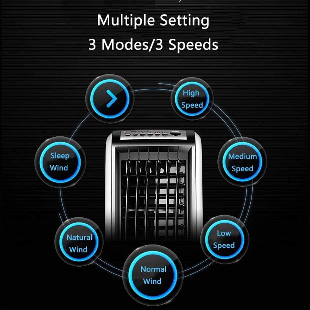 Air Cooler for Home Office Evaporative Coolers 27″Evaporative Cooler Portable Bladeless Air Cooler Electric Fan Humidifier with Remote Control 3 Modes Air Conditioner for Home Office