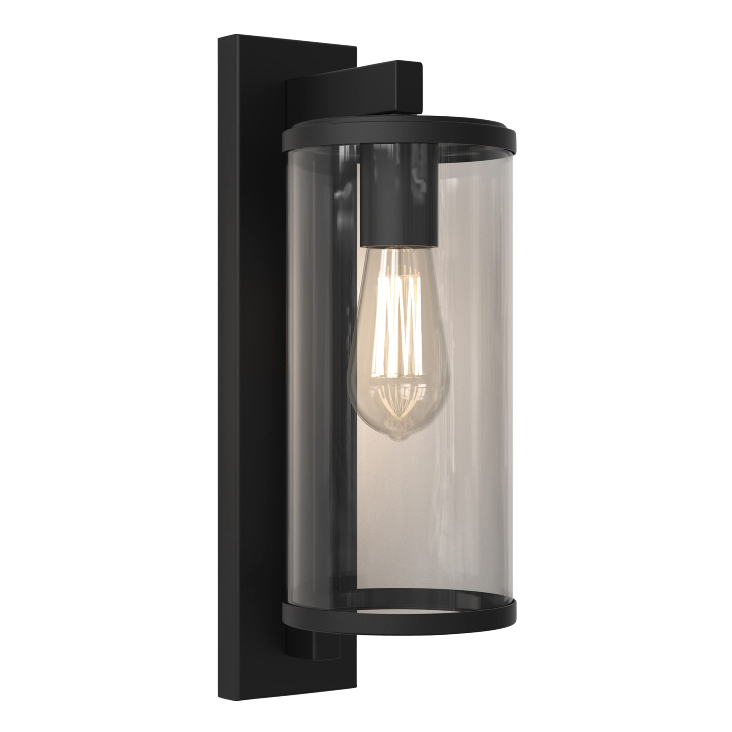 AstroExterior Wall Light, Stainless Steel, 60 W, Textured Black