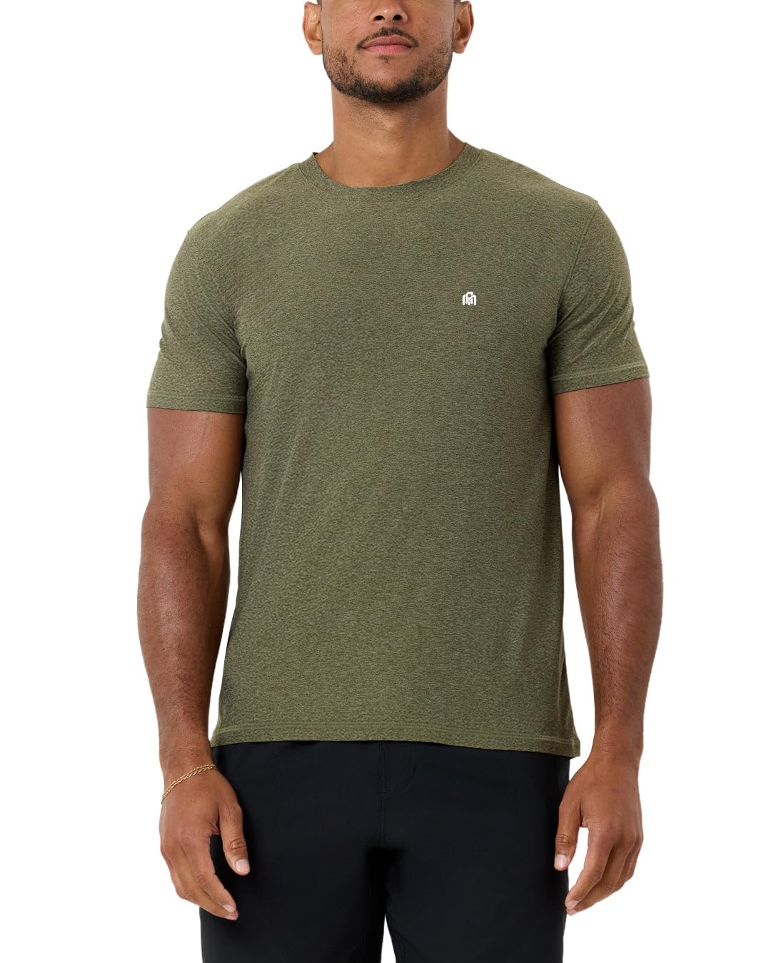 INTO THE AM Workout Shirts for Men - Ultra-Lightweight Short Sleeve Tees Athletic Gym Running S - 4XL