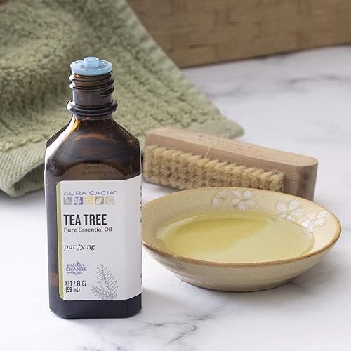 Miniatura 6 de Aura Cacia - Aceite esencial de árbol de té puro  Certificado de pureza  2 onzas líquidas
