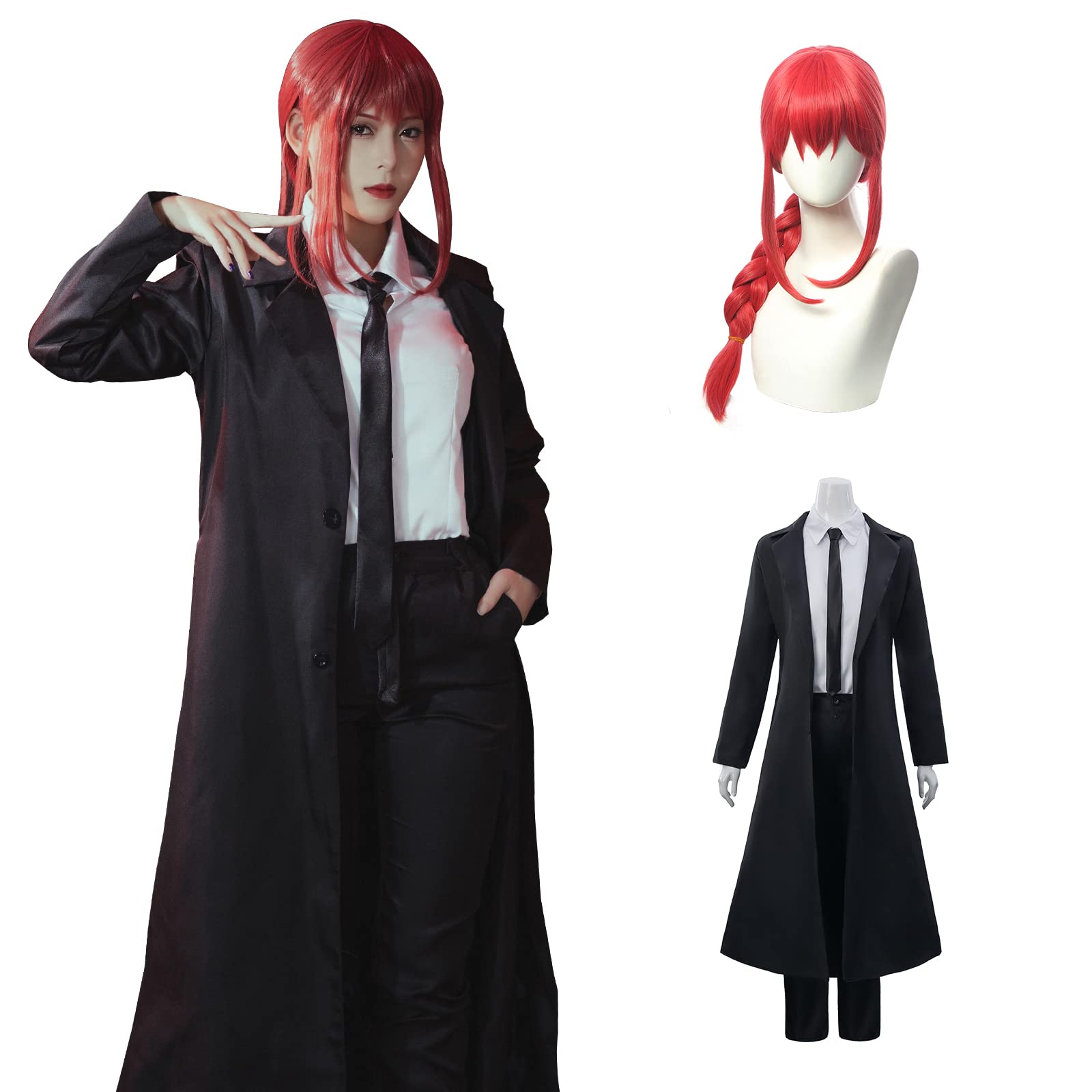 Amazon.co.jp: [神併良品] マキマ コスプレ ウィッグ付き マンガ
