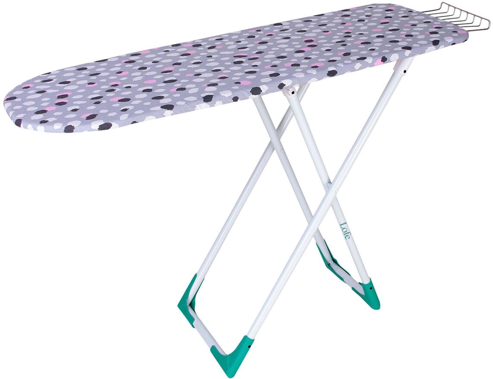 LOFE Premium Wooden Ironing Board/Table with Iron Holder, Foldable