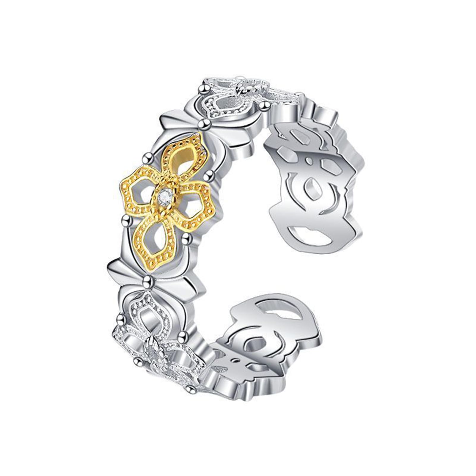 Bague en argent S925 pour femme à offrir en cadeau d'anniversaire