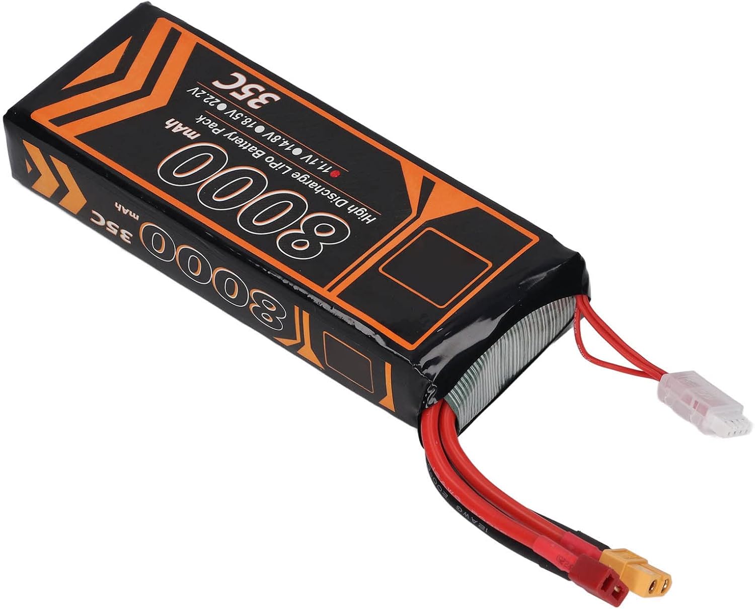 SUNGOOYUE RC LiPo Battery, 11.1V 8000mAh 35C 3S LiPo Battery with XT60