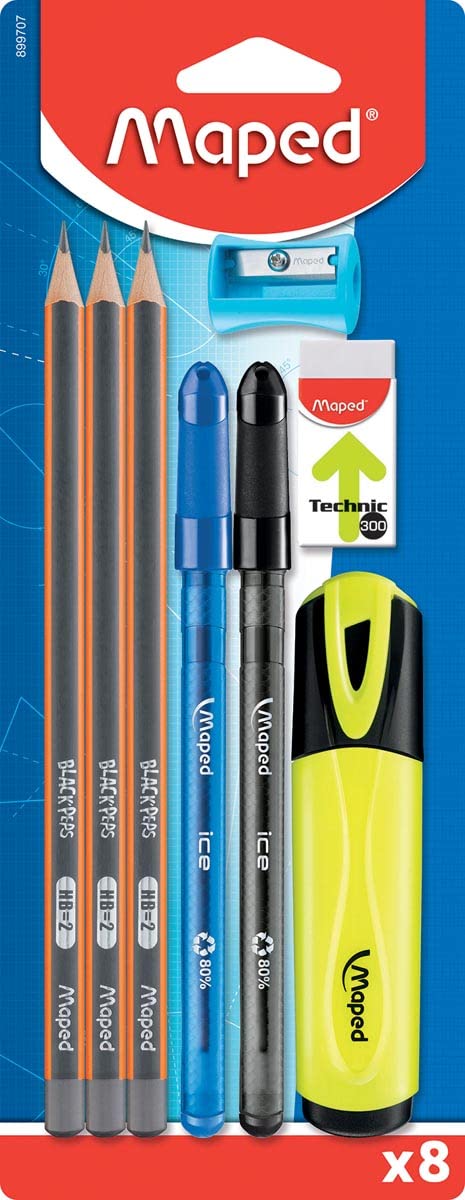 MapedLot de 8 stylos