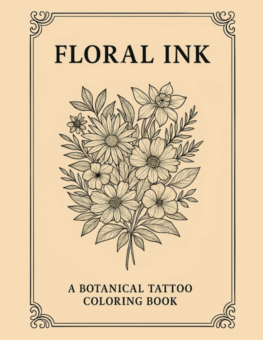 Floral Ink: A Botanical Coloring Book