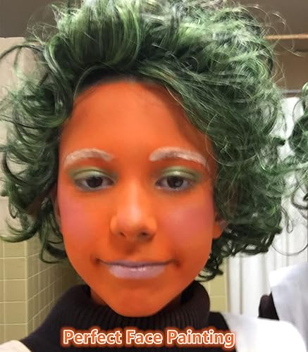 Miniatura 10 de Go Ho Pintura corporal rosa intenso oscuro lavable (2.37 onzas, 2.4 fl oz), pintura facial rosa intenso a base de agua, pintura facial rosa para SFX