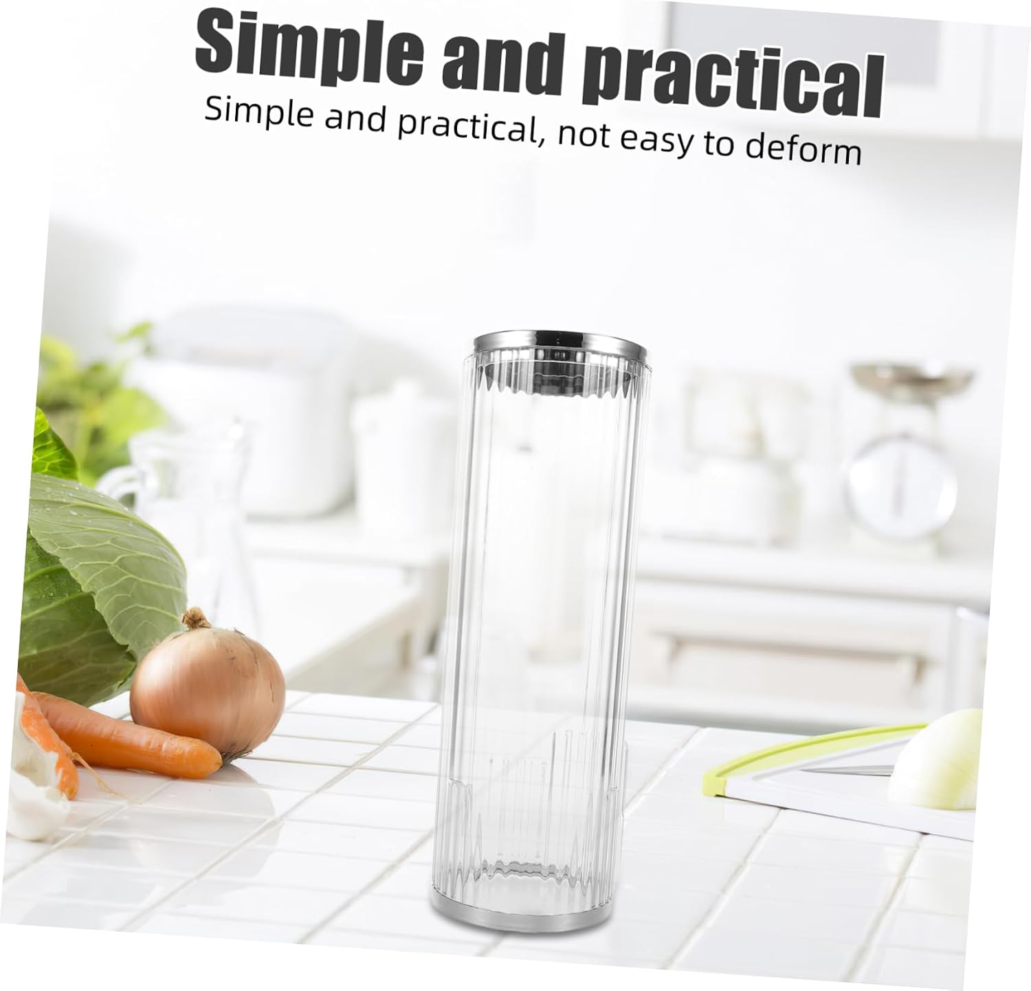 VOSAREA Cup Dispenser Organizer for Paper Cups Plastic Holder for Kitchen Office and Parties Clean and Tidy Beverage Stations