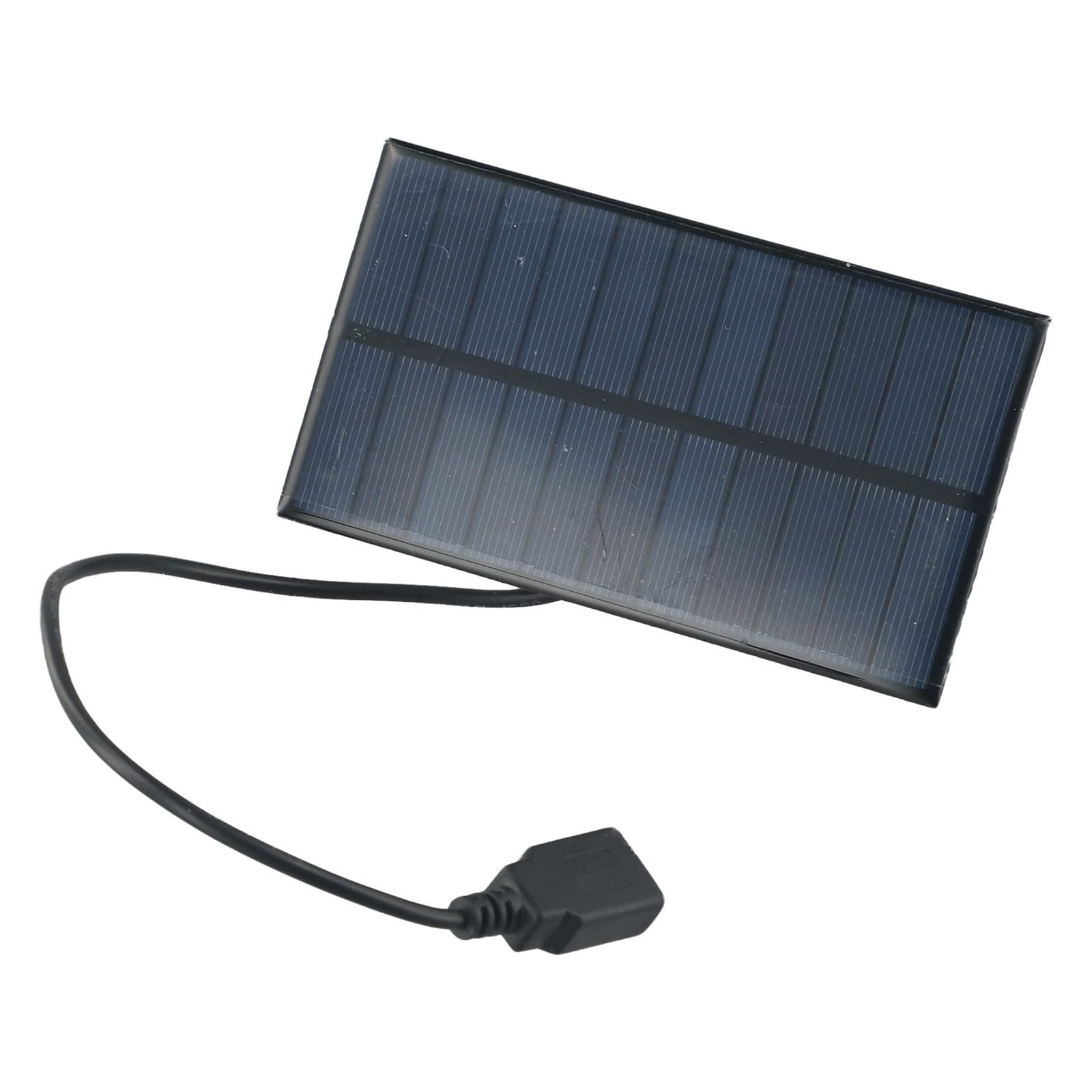 Whychstore Caricatore USB a pannello solare da 5 V 2 W, scheda di ricarica portatile per telefoni cellulari, campeggio all'aperto, escursioni, viaggi