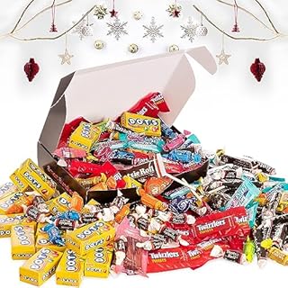 American Sweets Hamper - Experience A Taste Of America With Our American Sweets Gift Box, 100+ Pieces Of American Candy, Sweetarts, Laffy Taffy, Twizzlers, Tootsie Roll & More!