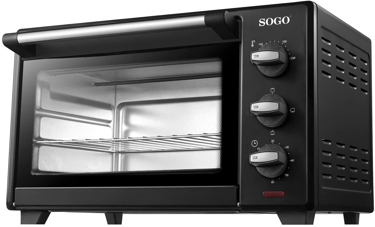 Oven Solo Forno a microonde in Silver Tact Fornello alogeno a convezione Premium Ideale per arrostire, cuocere al forno Utile