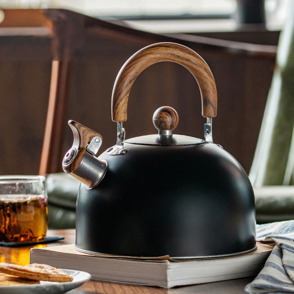 Whistling Stove Top Tea Kettles, 3L Loud Whistling Tea Kettles Water Boiler, Stainless Steel Whistling Tea Pot for Boiling Water, Coffee or Milk