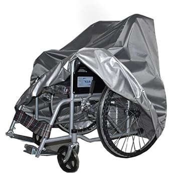 Waterproof Cover for Wheelchair Bicycle Scooter Rainproof Cover for Electric Wheelchairs Protective Cover for Wheelchair Windproof Oxford Protective Cover for Outdoor Use 115 x 65 x 120 cm