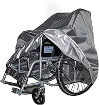 Waterproof Wheelchair Cover for Wheelchair, Waterproof Electric Wheelchair Cover, Oxford Windproof Outdoor Protective Cover (115 x 65 x 120 cm)