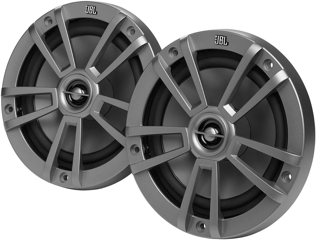 6-1/2" (160mm) Two-Way Marine Audio Multi-Element Speaker 60W – (Gray)