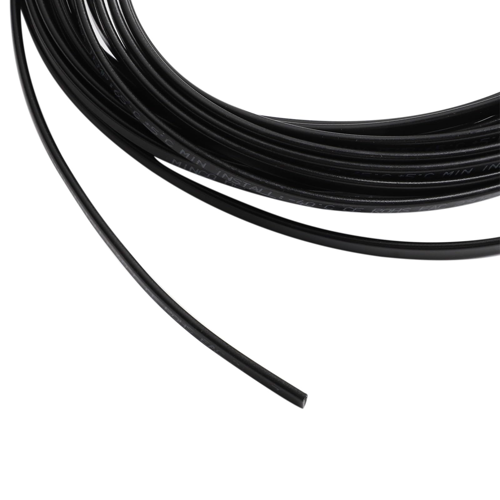 Cinta calefactora autorregulable, cable calefactor anticongelante, 50 m, 20 W/m, traza de calor para tuberías de agua, deshielo de techo, protección contra congelación de drenaje