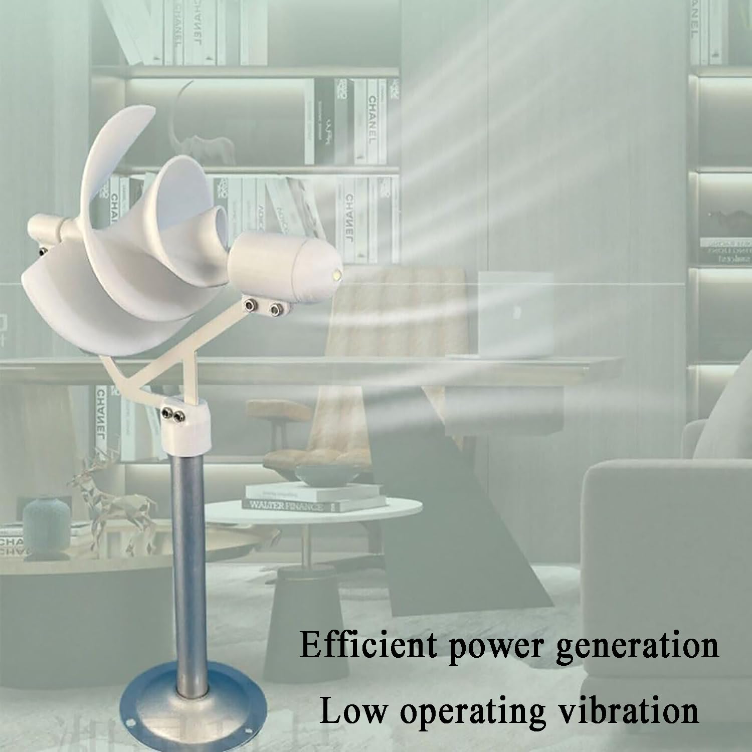 Micro generatore eolico a spirale, turbina eolica verticale a forma di rosa per generazione di elettricità da 1-12 V, generatore a magneti permanenti per insegnamento ed esperimenti scientifici