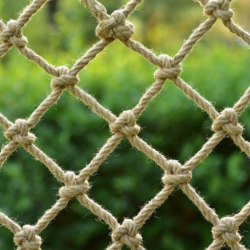 Kletternetz für Kinder - Handgewebtes Sicherheitsnetz für Spielplatz, Kindergarten, Balkon und Zaun