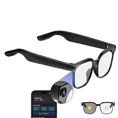 Smart Glasses with Camera 4K with Audio Bluetooth Camera Glasses for Men Women 8MP 32G HD Hidden Video