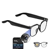 Dormiro Smart Glasses with Camera,4K with Audio Bluetooth Camera Glasses for Men Women 8MP 32G HD Hidden Video Recording Support Live Feed,Ai Voice Control,150+ Language Translate, Chart GPT, WiFi