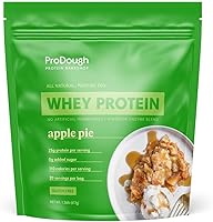 Vista 1 de ProDough Proteína en polvo de aislado de suero hidrolizada gourmet para mezcla de batidos - Mezcla de enzimas de fácil digestión, 25g de proteína