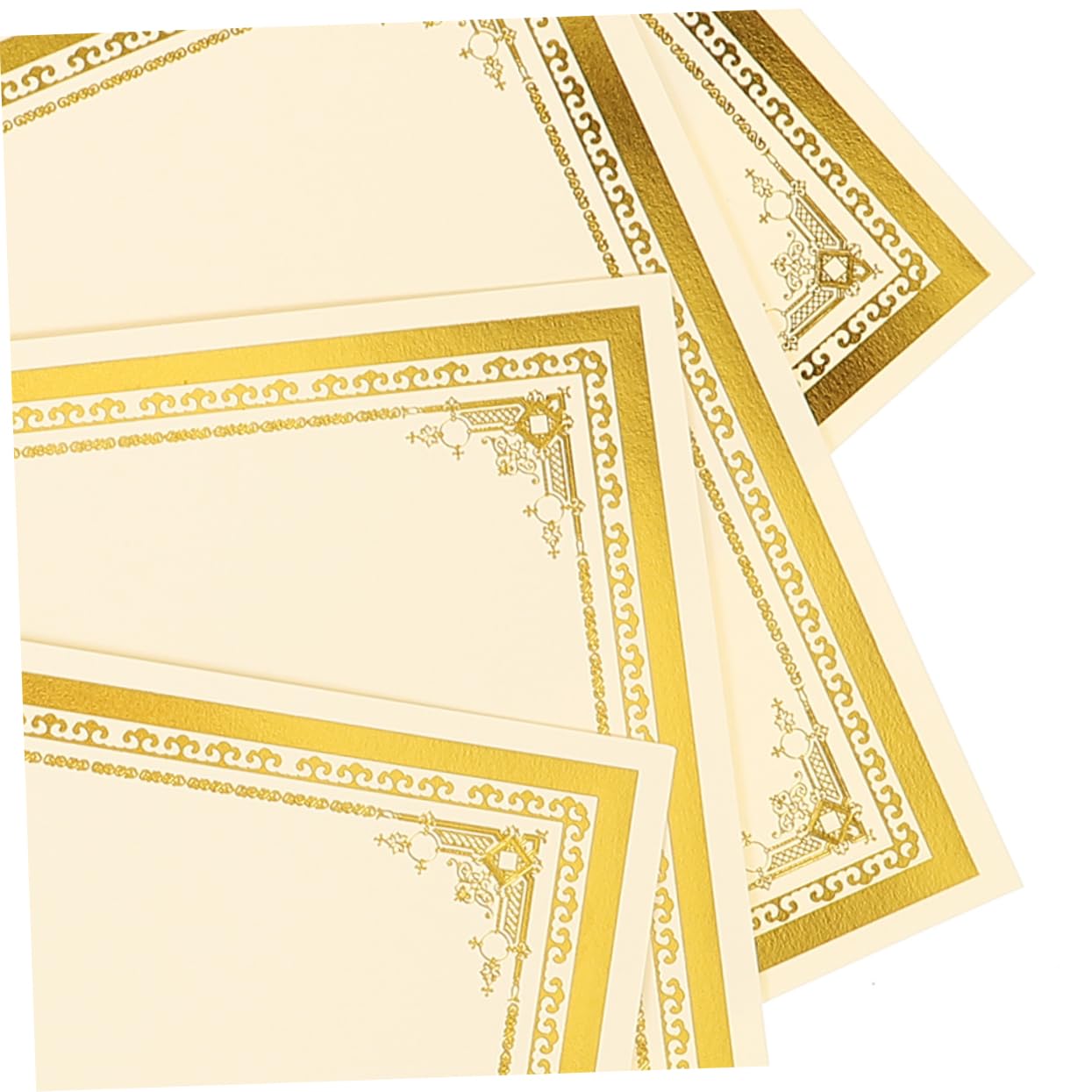 35stücke Leeres Zertifikatspapier Bedruckbares Diplompapier Zertifikatsinnenpapier Blanko Ehrenurkunde Schulpreispapier Blatt Für Auszeichnungen