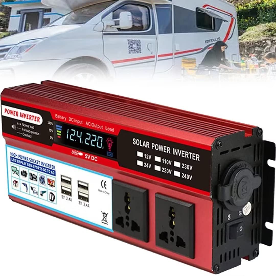 Convertisseur 12V 220V 2000W onduleur voiture contre les pannes de batterie