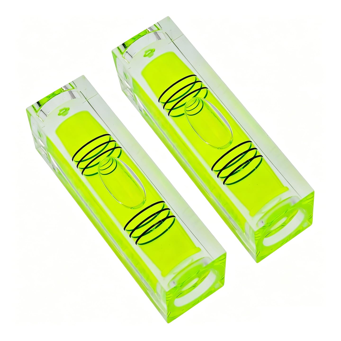 High Precision Mini Level Bubble Small Horizontal Bubble Three Line Horizontal Pearl Level Magnetometer (521815mm green)2PCS-image-46