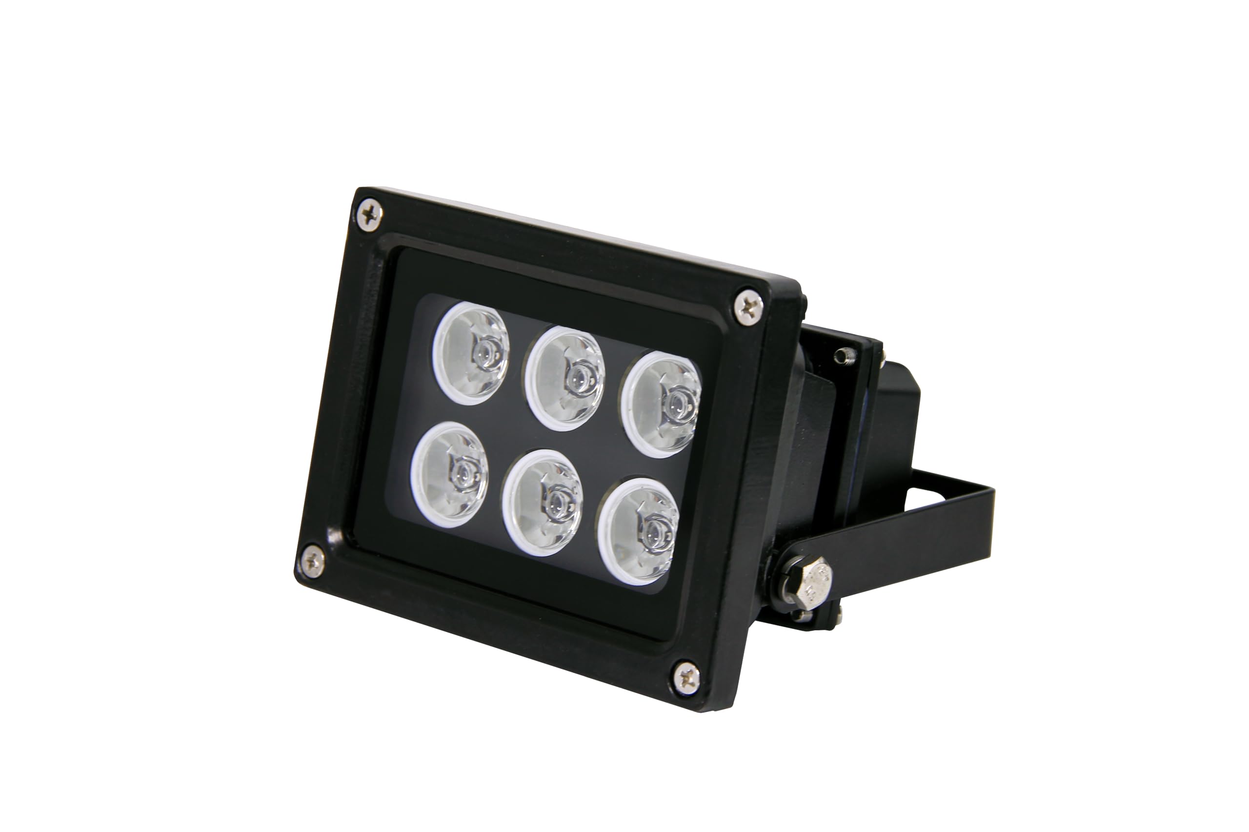 INSTAR IN-906 mit unsichtbaren 940nm Infrarot LEDs - Scheinwerfer Spotlight Flutlicht (940nm unsichtbare LEDs, 80 Grad) in schwarz