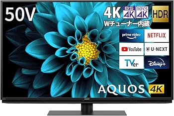 Amazon | シャープ 50V型 液晶 テレビ AQUOS 4T-C50DL1 4K