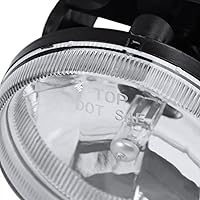 Vista 7 de SPEC-D TUNING Luces antiniebla de conducción transparentes + bombillas compatibles con Dodge Ram Sport Package 1999-2002 1500 2500 3500 L+R Pair