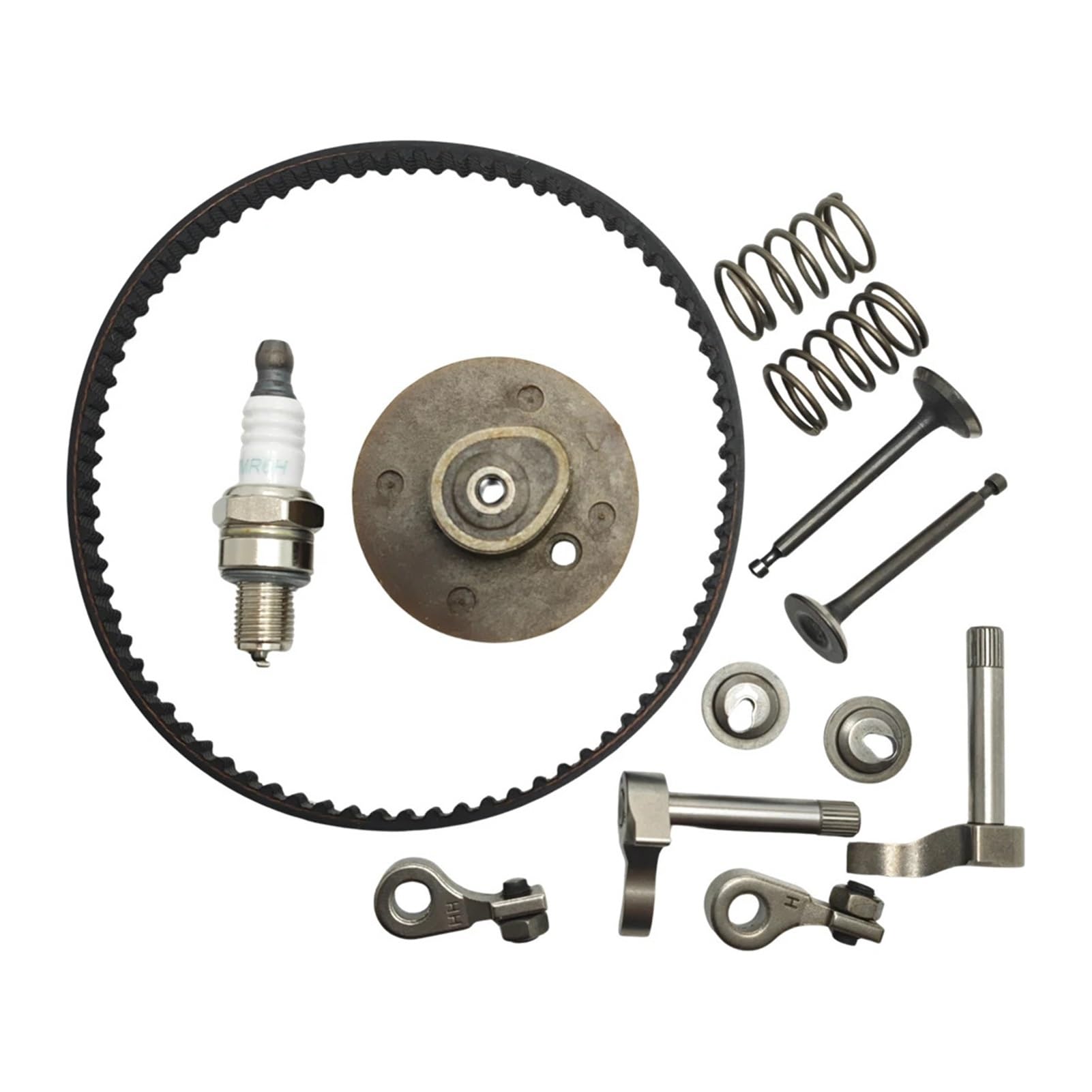 Kit de correa dentada de engranaje de polea de árbol de levas para cortacésped GX35 GX35NT HHT35S UMK435 de 4 cigüeñas