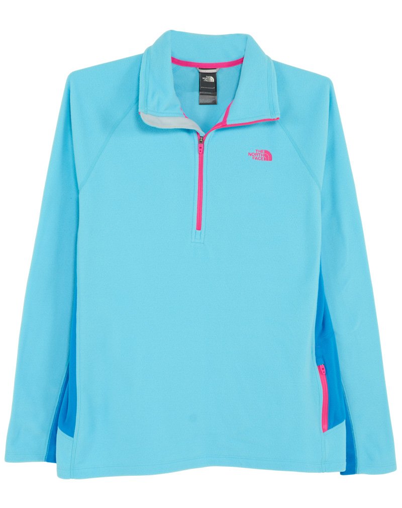 The North FaceWomen's Tech 100 1/2 Zip, Fortuna Clear Lake Blue, LG